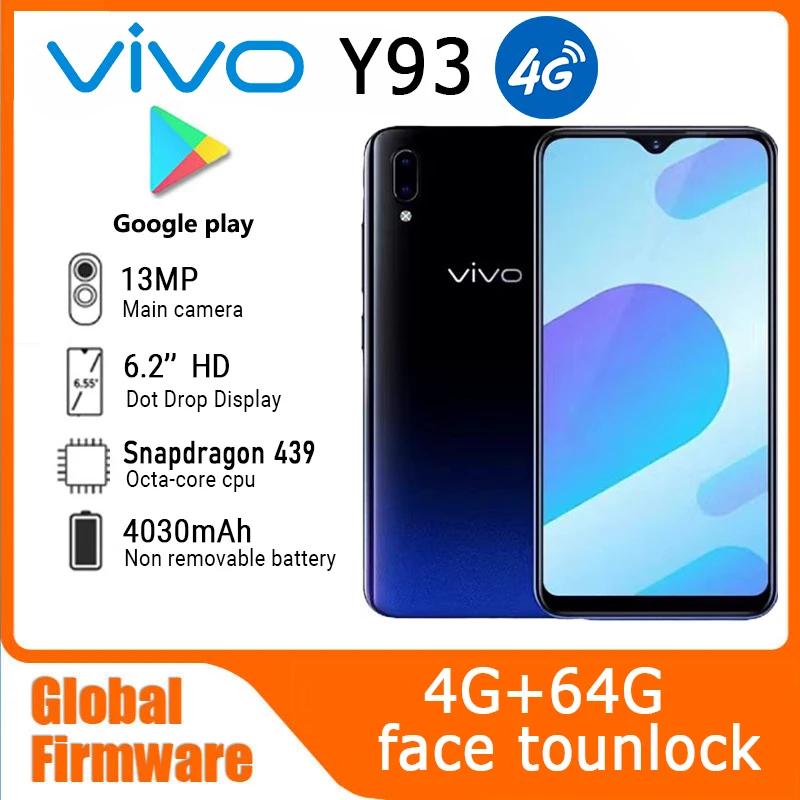 VIVO Y93 ۷ι ߿ ޴, ȵ̵ 4G  , 6.2 ġ, 4GB RAM, 64GB ROM,  , ȣ 